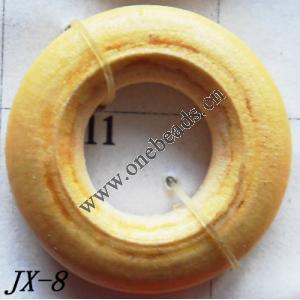Wood Beads Donut OD=21mm ID=19mm Sold by bag