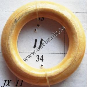 Wood Beads Donut OD=29mm ID=16mm Sold by bag