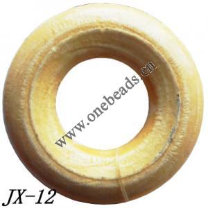 Wood Beads Donut OD=31mm ID=14mm Sold by bag