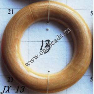 Wood Beads Donut OD=40mm ID=23mm Sold by bag