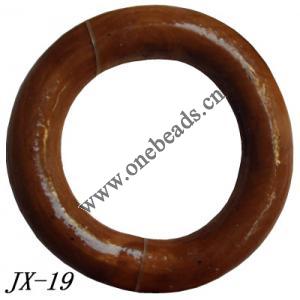 Wood Beads Donut OD=45mm ID=28mm Sold by bag