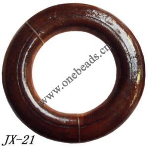 Wood Beads Donut OD=50mm ID=28mm Sold by bag