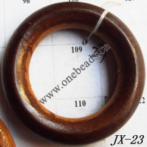 Wood Beads Donut OD=50mm ID=31mm Sold by bag