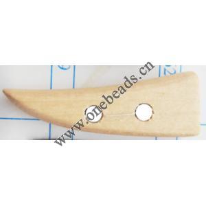 Wood Beads 14x42x8mm hole=4mm Sold by bag