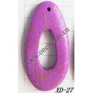 Wood Pendants 29x58mm Sold per pkg of 1000