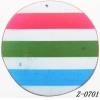 Wood Pendant Flat Round painted 45mm Sold by bag