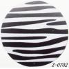 Wood Pendant Flat Round painted 45mm Sold by bag