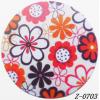 Wood Pendant Flat Round painted 45mm Sold by bag