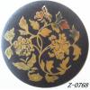 Wood Pendant Flat Round painted 45mm Sold by bag