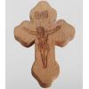 Wood pendant Cross 28x38mm Sold by bag