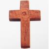 Wood pendant Cross 24x38mm Sold by bag