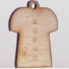 Wood pendant Cross 16x23mm Sold by bag