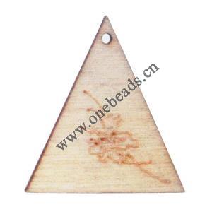 Wood pendant Cross 25x28mm Sold by bag