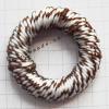Woven Beads  Donut  40mm 9mm thick Sold by bag