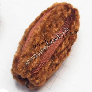 Woven Beads  Drum  15x30mm Hole:3mm  Sold by bag