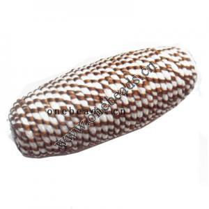Woven Beads  Tube  16x42mm Hole:3mm  Sold by bag