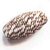 Woven Beads  Drum  15x31mm Hole:3mm  Sold by bag