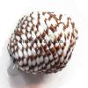 Woven Beads  Bicone  19x23mm Hole:3mm  Sold by bag