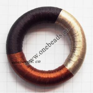 Woven Beads  Donut  20mm 5mm thick Sold by bag