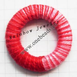 Woven Beads Donut 40mm 8mm thick Sold by bag