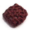 Wool Crochet Acrylic Beads Square 20x20x8mm Hole:2mm Sold by bag