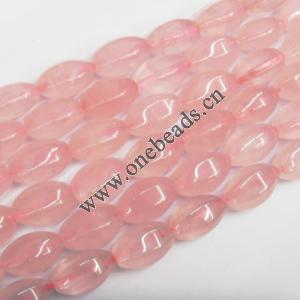 Rose quartz Beads Faceted Oval 12x20mm Sold per 16-inch strand