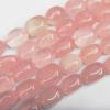 Rose quartz Beads Oval 13x20mm Sold per 16-inch strand