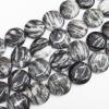 Bronzite Beads Flat Round 20mm Sold per 16-inch strand
