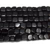 Black Stone Beads Cube 6mm Sold per 16-inch strand