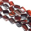  Gemstone Beads Strands, Red Tiger Eye Diagonal-Rectangular 16x20mm, Sold per 16-inch strand