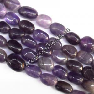 Bead,Amethyst(natural), Nugget 7x10-11x12mm, Sold per 16-inch strand