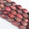 Bead Rhodochrosite(Natural) Twist 12x20mm Sold per 16-inch strand