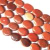  Gold sand Stone Beads Flat Oval 15x20mm Sold per 16-inch strand