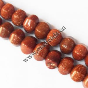  Gold sand Stone Beads Faceted Rondelle 12x10mm Sold per 16-inch strand