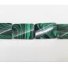 Malachite Beads Rectangular 19x8mm Sold per 16-inch strand