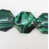 Malachite Beads Polygon 16mm Sold per 16-inch strand