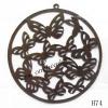 Iron Pendant/Drops Pb-free Coin 55mm Sold by PC
