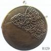 Iron Pendant/Drops Pb-free Coin 60mm Sold by PC