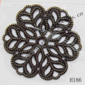 Iron Connectors/links Pb-free Flower 29mm Sold by PC