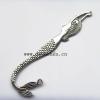 Jewelry Finding Bookmark, Zinc Alloy Nickel-free&Lead-free 122x34mm, Sold by Bag