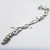 Jewelry Finding Bookmark, Zinc Alloy Lead-free 124x26mm, Sold by Bag