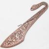 Jewelry Finding Bookmark, Zinc Alloy Nickel-free&Lead-free 115x25mm, Sold by Bag