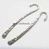 Jewelry Finding Bookmark, Zinc Alloy Lead-free 11x124mm, Sold by Bag