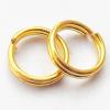 Iron Jumprings Double Ring Pb-free 10x0.7mm Sold by KG