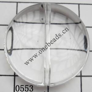 Coin Acrylic Beads 29mm Hole:1mm Sold by kg