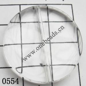 Coin Acrylic Beads 32mm Hole:1mm Sold by kg