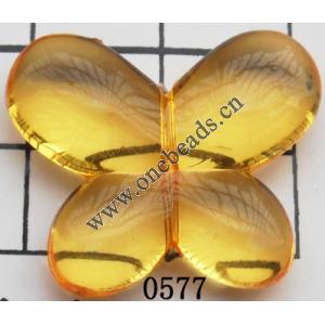 Butterfly Acrylic Beads 22x26mm Hole:1mm Sold by kg