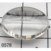 Flat Oval Acrylic Beads 20x14mm Hole:1mm Sold by kg