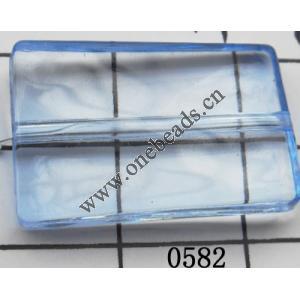 Rectangle Acrylic Beads 16x25mm Hole:1mm Sold by kg