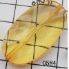 Faceted Flat Oval Acrylic Beads 20x35mm Hole:1mm Sold by kg